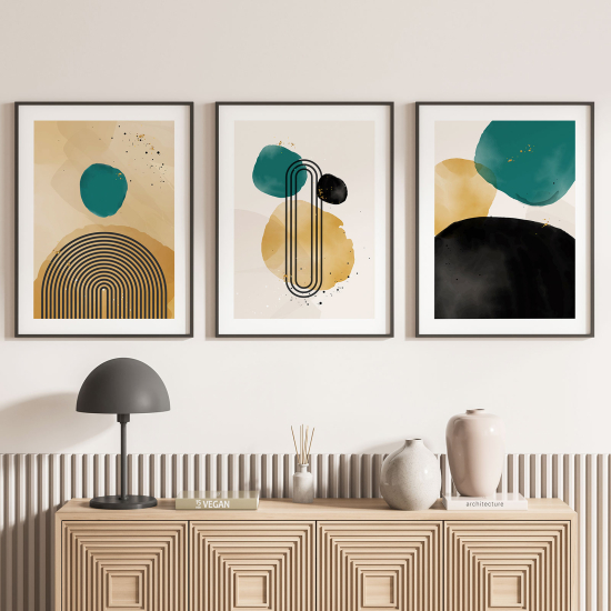 Confezione di 3 poster trittici - Moderno