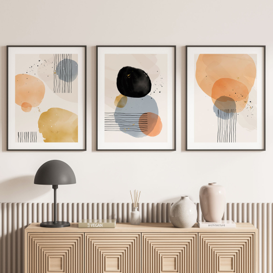 Confezione di 3 poster trittici - Moderno