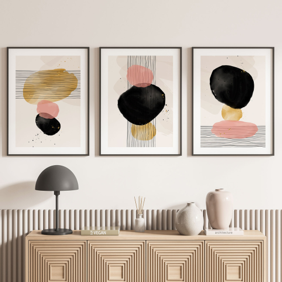 Confezione di 3 poster trittici - Moderno