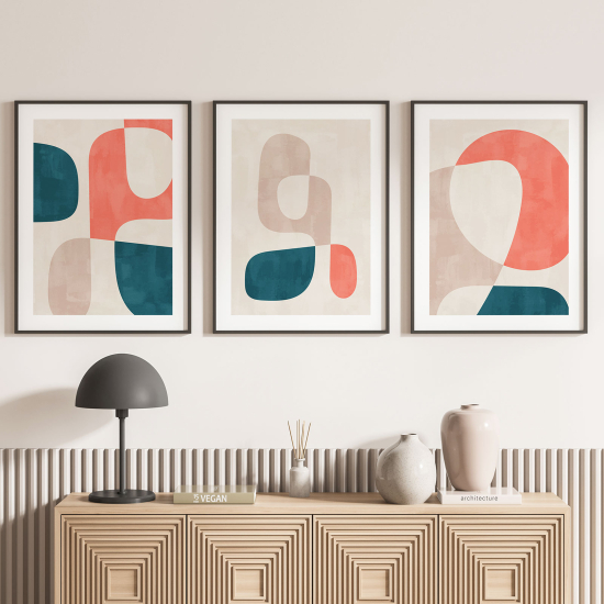 Confezione di 3 poster trittici - Moderno