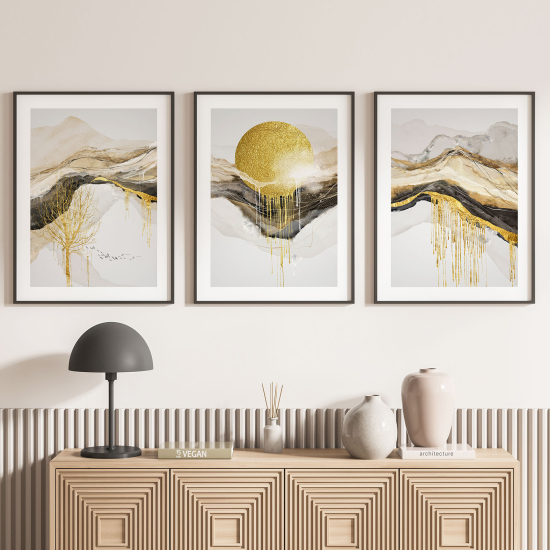 Confezione di 3 poster trittici - Tramonto