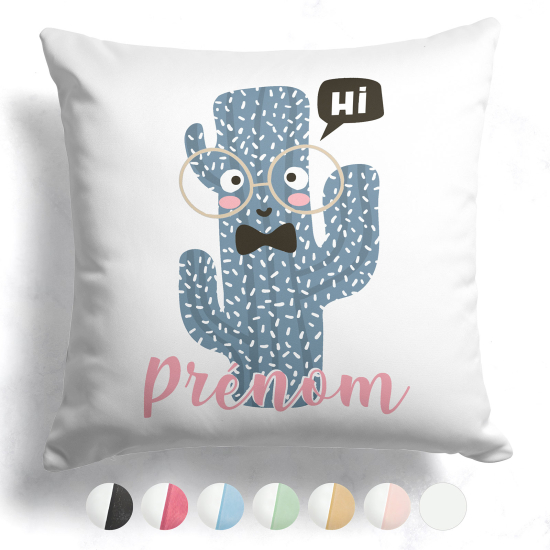 Cuscino bicolore personalizzato - Cactus