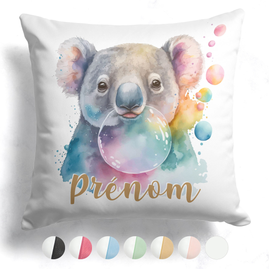 Cuscino bicolore personalizzato - Koala