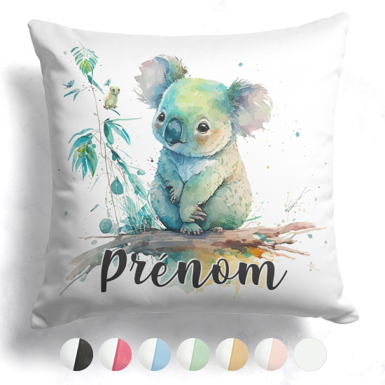 Cuscino bicolore personalizzato - Koala