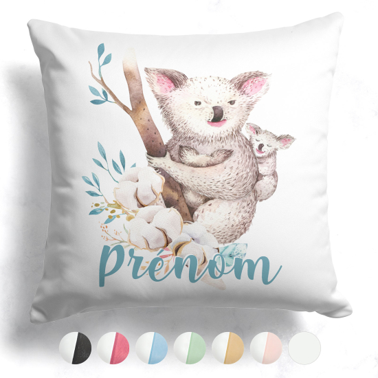 Cuscino bicolore personalizzato - Koala