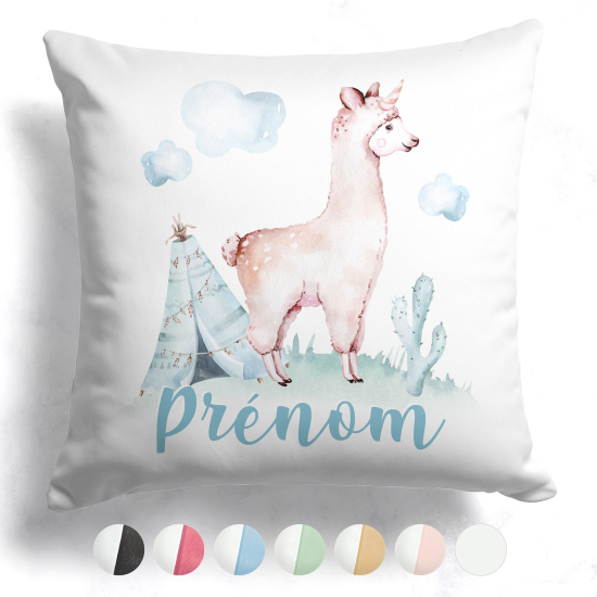 Cuscino bicolore personalizzato - Lama