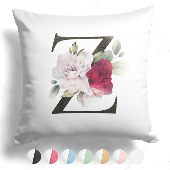 Cuscino monogram bicolore - Z