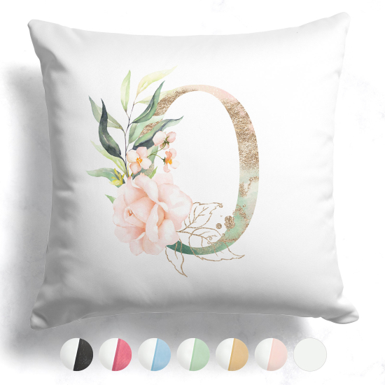 Cuscino monogram bicolore - ZERO