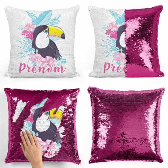 Cuscino Paillettes Personalizzato - Tucano