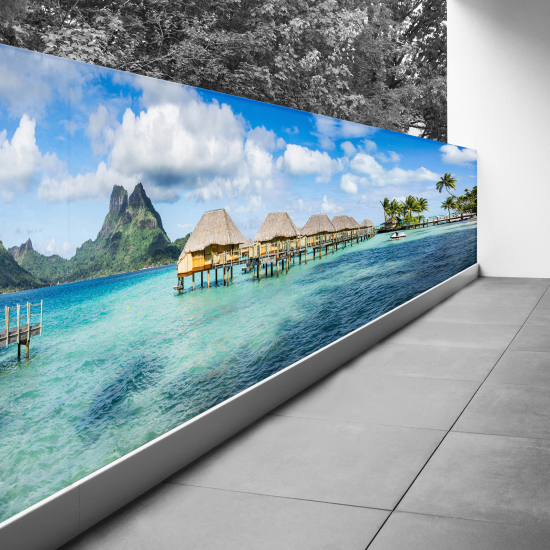 Frangivista per balcone - 110x467 cm - Maldive