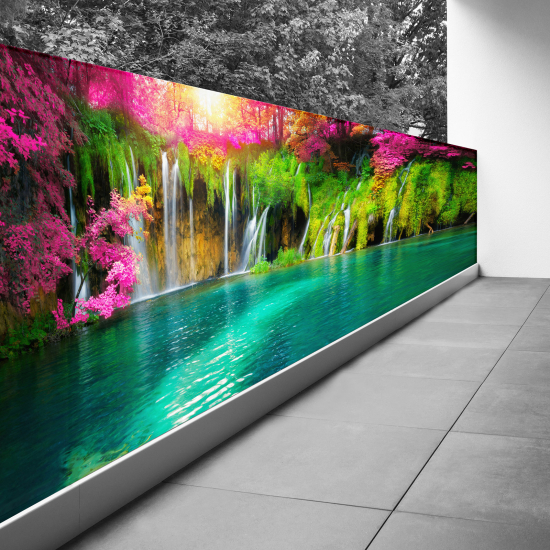 Frangivista per balcone - 80x200 cm - Cascate