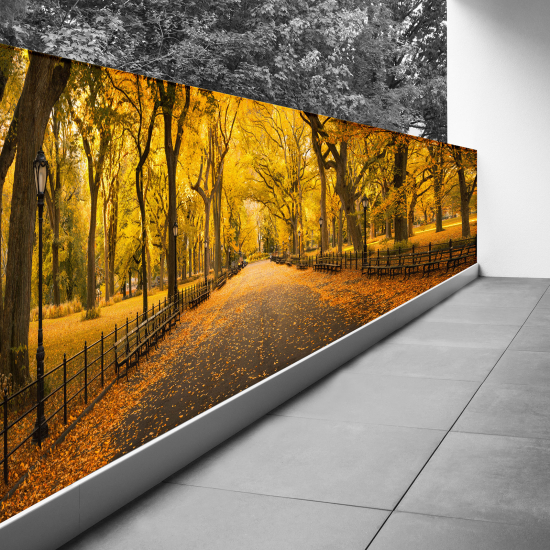 Frangivista per balcone - 80x240 cm - Autunno a Central Park
