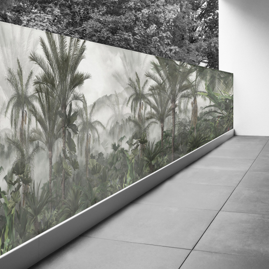 Frangivista per balcone - 80x300 cm - Foresta tropicale