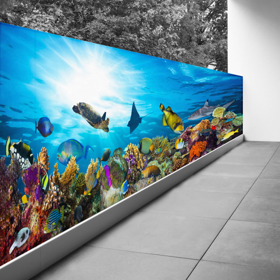 Frangivista per balcone - 90x270 cm - Oceano