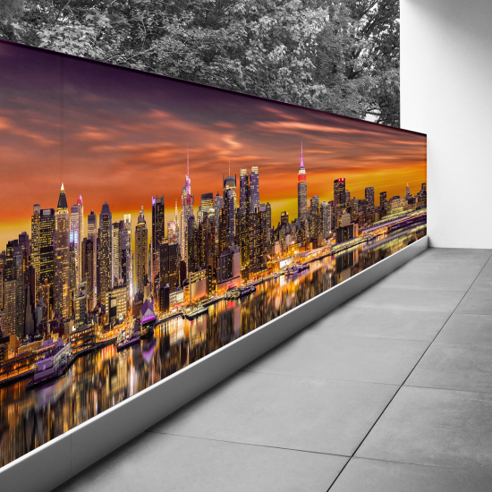Frangivista per balcone - 90x337 cm - New York