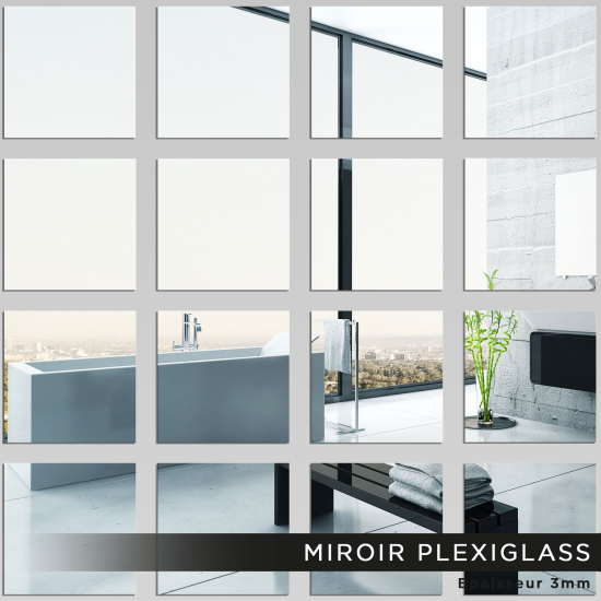 Kit Specchio in plexiglass - Quadrati