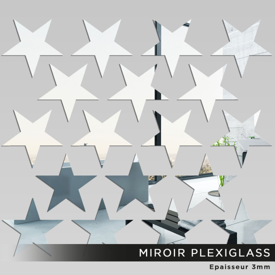 Kit Specchio in plexiglass - Stelle