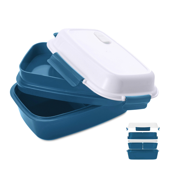 Lunch Box - blu petrolio