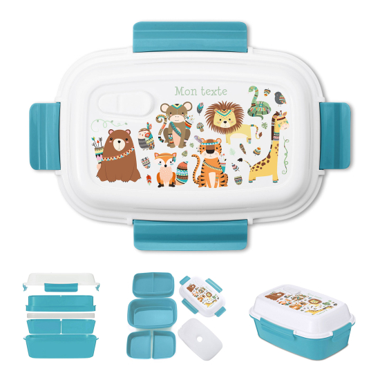 Lunch Box Personalizzata per Bambini - Animali
