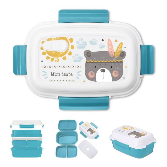 Lunch Box Personalizzata per Bambini - Orsetto