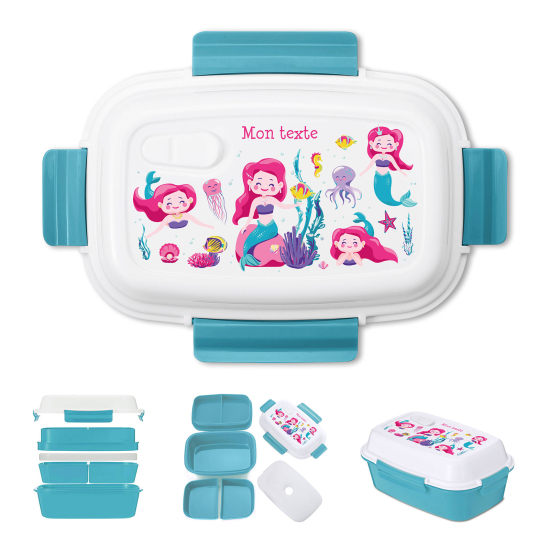 Lunch Box Personalizzata per Bambini - Sirene