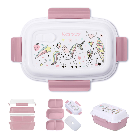 Lunch Box Personalizzata per Bambini - Unicorno