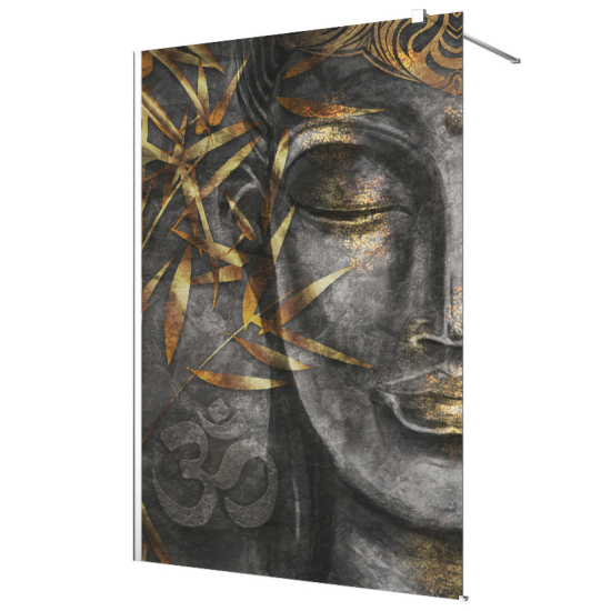 Pellicola sabbiato per Pareti Doccia - Buddha