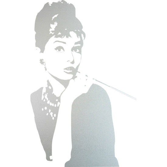 Pellicole Effetto sabbiato - Audrey Hupburn