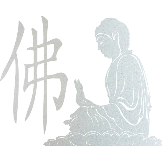 Pellicole Effetto sabbiato - Buddha