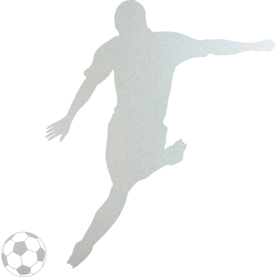 Pellicole Effetto sabbiato - Calciatore