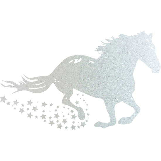 Pellicole Effetto sabbiato - Cavallo Stelle