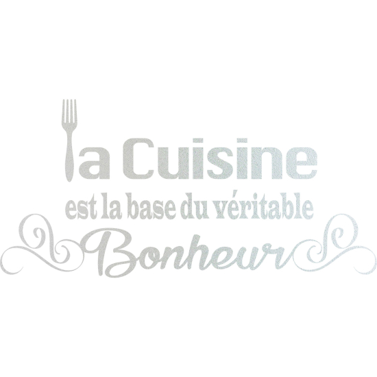 Pellicole Effetto sabbiato - Citazione Cucina