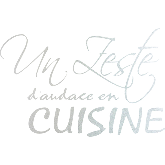 Pellicole Effetto sabbiato - Citazione Cucina