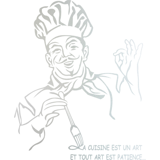 Pellicole Effetto sabbiato - Cucina Chef