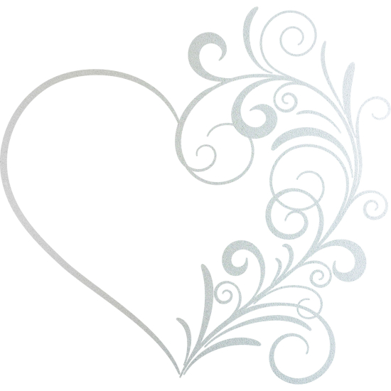 Pellicole Effetto sabbiato - Cuore
