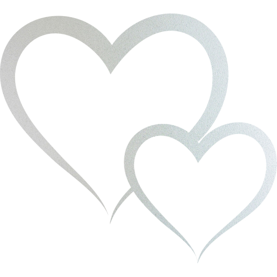 Pellicole Effetto sabbiato - Cuori