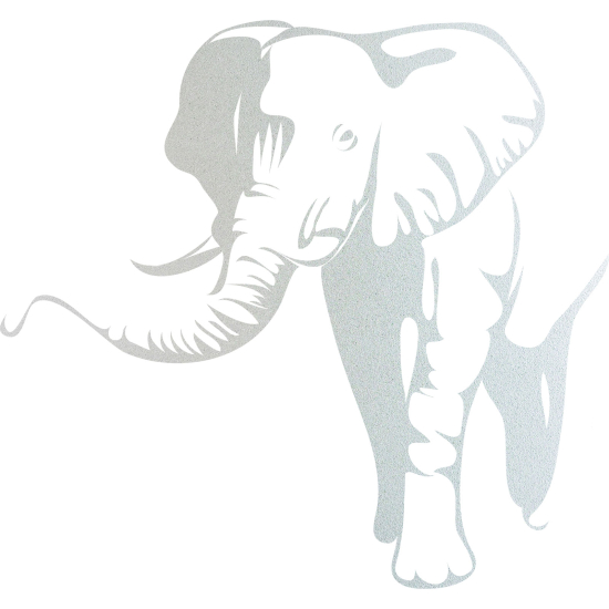 Pellicole Effetto sabbiato - Elefante