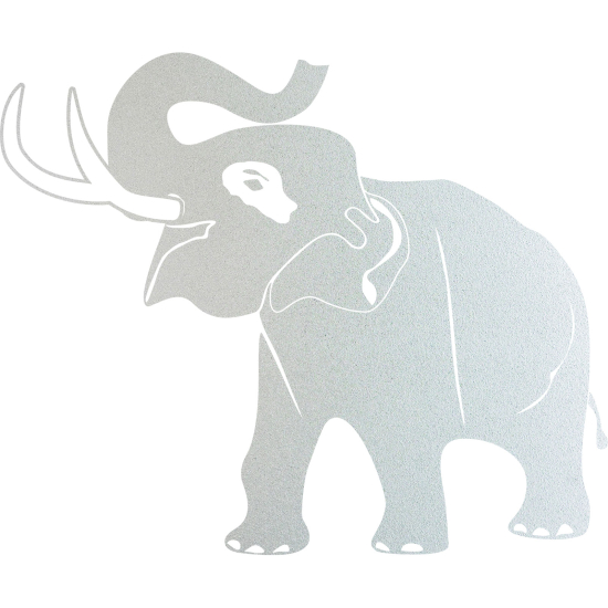 Pellicole Effetto sabbiato - Elefante