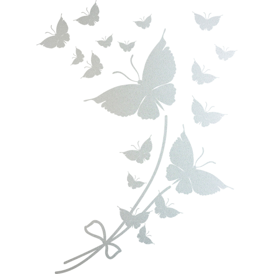 Pellicole Effetto sabbiato - Farfalle