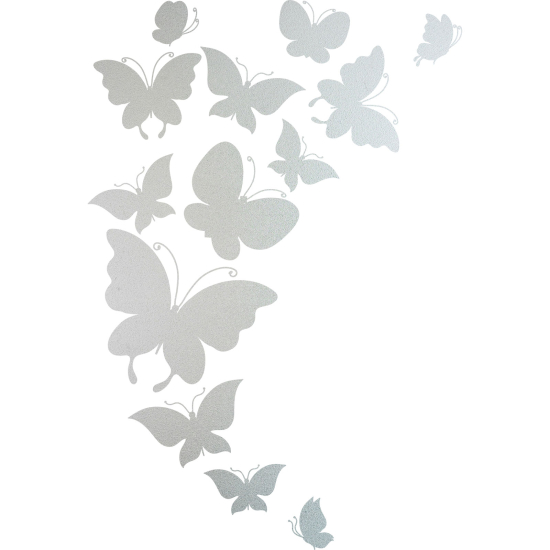 Pellicole Effetto sabbiato - Farfalle