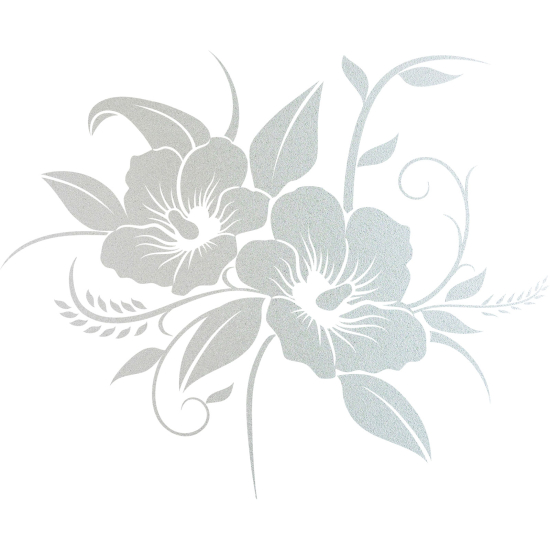 Pellicole Effetto sabbiato - Fiori
