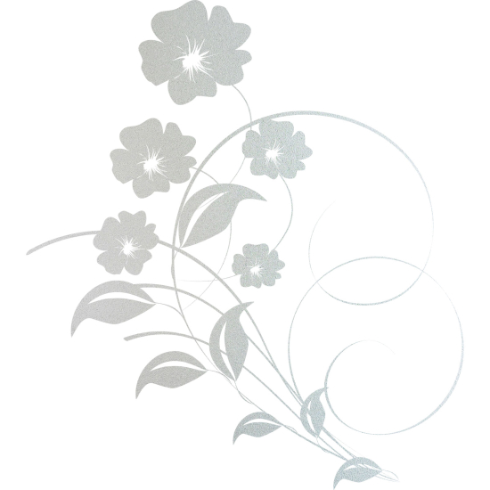 Pellicole Effetto sabbiato - Fiori