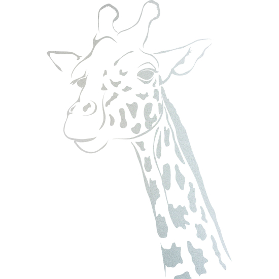 Pellicole Effetto sabbiato - Giraffa