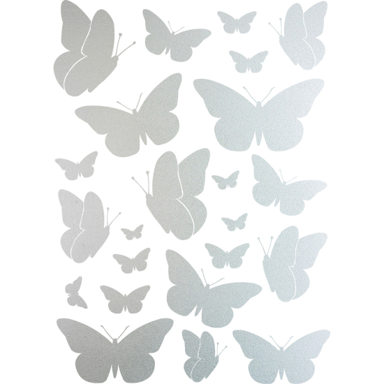 Pellicole Effetto sabbiato - Kit 23 Farfalle
