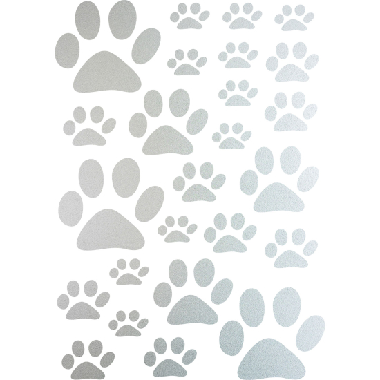 Pellicole Effetto sabbiato - Kit 25 impronte di gatto