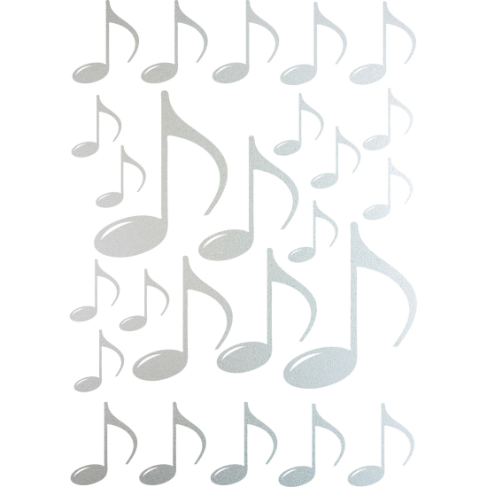 Pellicole Effetto sabbiato - Kit 25 Note musicali