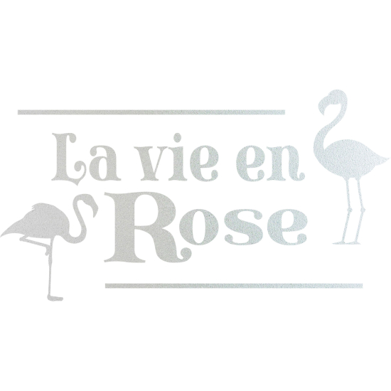 Pellicole Effetto sabbiato - La vita in rosa