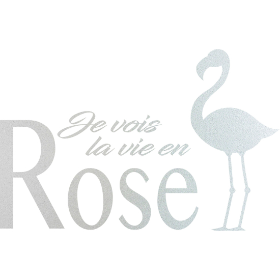 Pellicole Effetto sabbiato - La vita in rosa