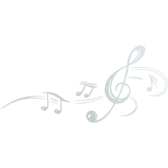 Pellicole Effetto sabbiato - Note musicali