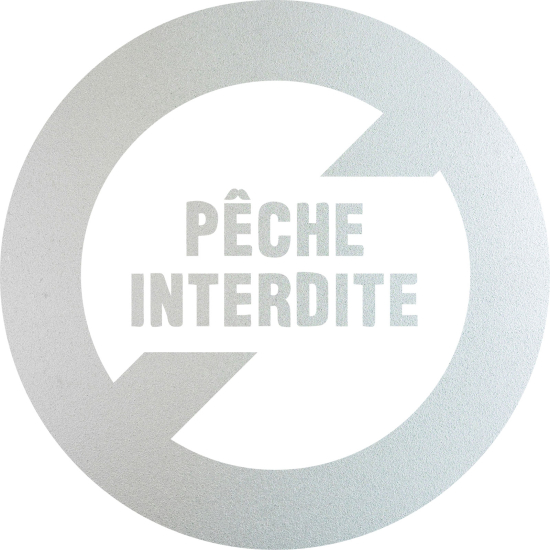 Pellicole Effetto sabbiato - Pesca vietata